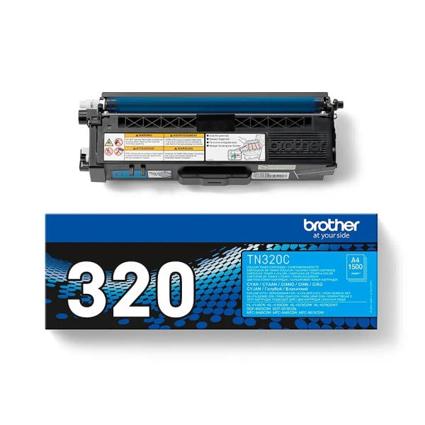 TONER ORIGINAL Brother TN320 Cyan Cartucho de Toner Original - TN320C