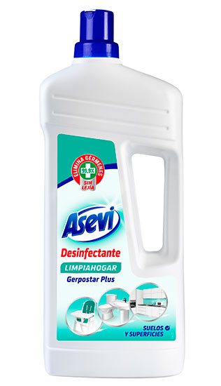 ***descatalogado cambiar por 4158*** DESINFECTANTE LIMPIADOR MULTISUPERFICE ASEVI GERPOSTAR PLUS *EFICACIA CONTRA VIRUS Y BACTERIAS* SIN LEJIA FORMATO